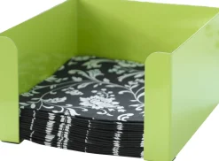 - SERVIETHOLDER GRØN 17X17X8,5 CM*Steel Function Sale