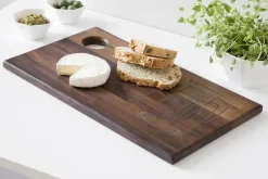 - SKÆREBRÆT I VALNØD 45X25X2,2 CM^Steel Function New