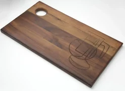 - SKÆREBRÆT I VALNØD 45X25X2,2 CM^Steel Function New