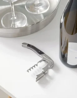 Steel-Function - Luksus Tjener Proptrækker - Træ og Stål^Steel Function