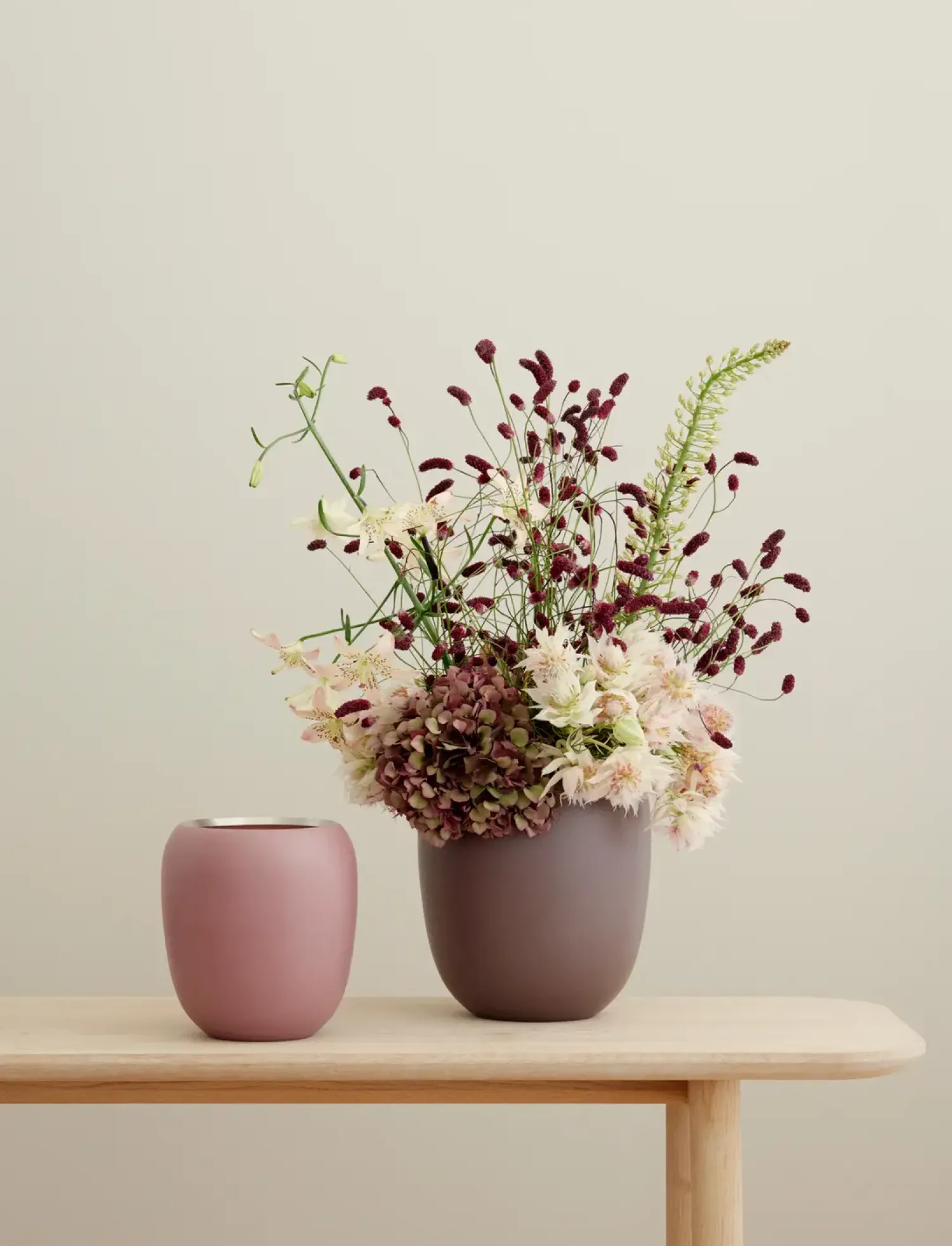 - Ora vase H 17.9 cm dusty rose*Stelton Hot