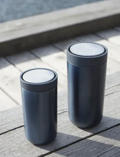 - To Go Click termokop 0.4 l. dark blue metallic*Stelton Best