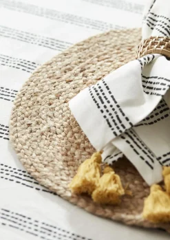 - Arendal dækkeserviet - Jute 38cm*Svanefors