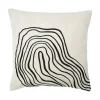 - Curve Pudebetræk - Black/white 45x54cm*Svanefors Outlet