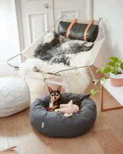 - Donut hundeseng - Mørkegrå - Str. S^tadazhi Best