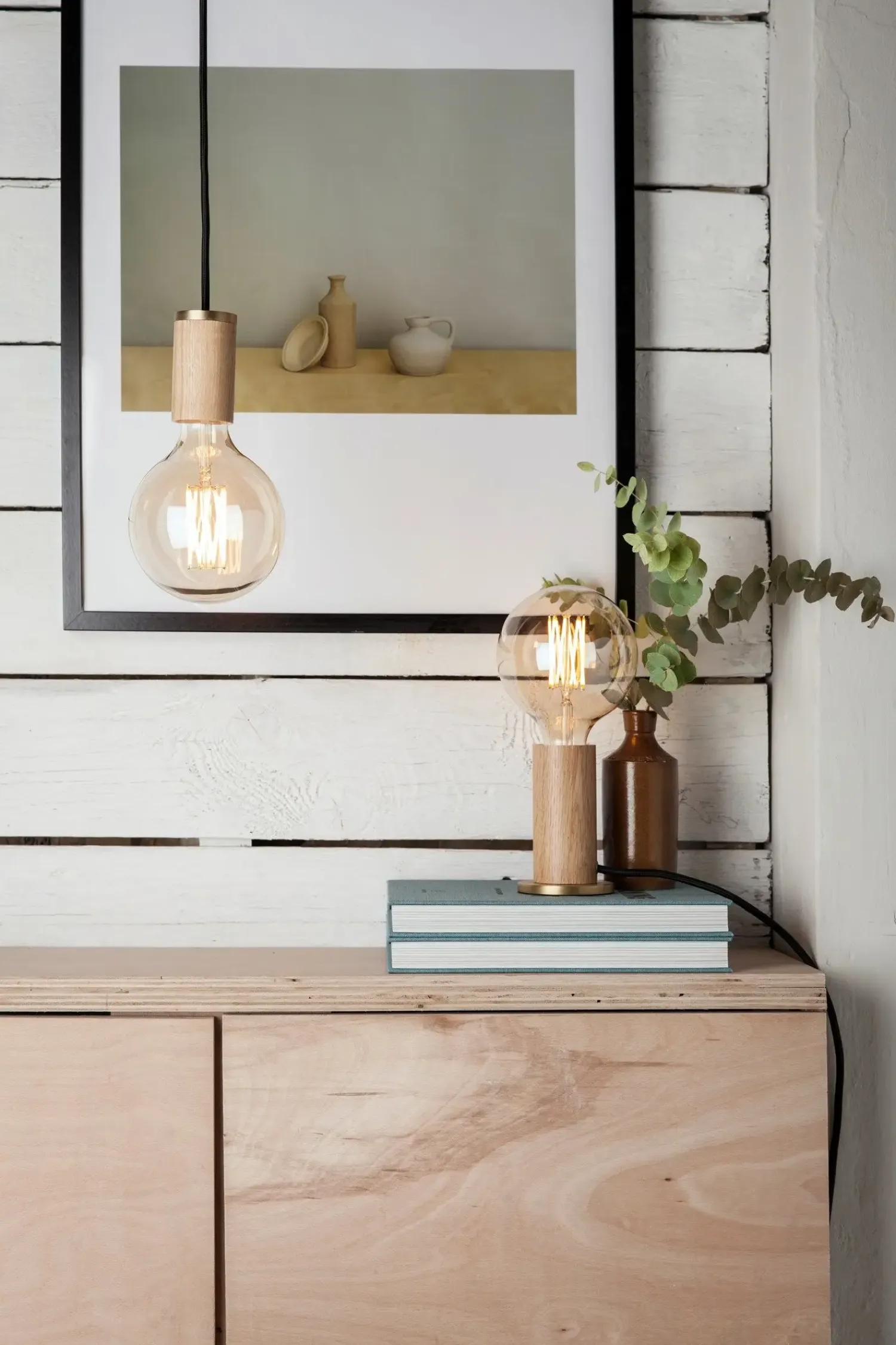 - Pendel i eg - Oak Knuckle Pendant^Tala Outlet