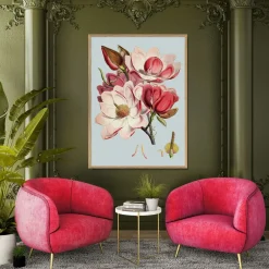 - Plakat 30x40 cm - Pink Flower - Papir^The Dybdahl Hot
