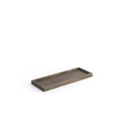 træbakke - Square Tray Small - Sort olieret eg^The Oak Men Online