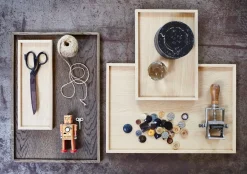 træbakke - Square Tray Small - Eg*The Oak Men Outlet