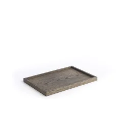 træbakke - Square Tray Medium - Sort olieret eg^The Oak Men Outlet