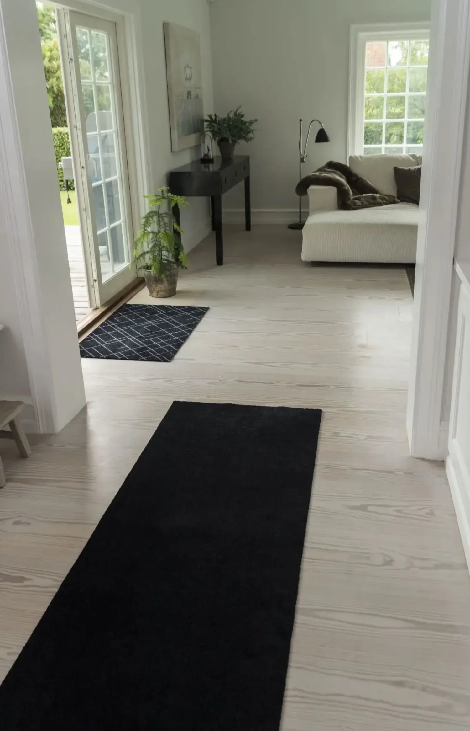 - Løber - Ensfarvet - Sort - 90x200 cm*Tica Copenhagen Sale