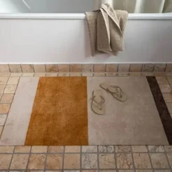 - Løber - Stripes Horizon - Ivory-Dijon-Brown - 90x200 cm*Tica Copenhagen Sale