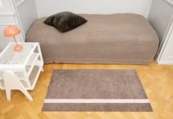 - Smudsmåtte - Stripes Vertical - Lyserød/Sand - 90x200 cm^Tica Copenhagen Clearance