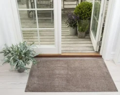 - Smudsmåtte - Ensfarvet - Sand/beige - 67x120 cm*Tica Copenhagen Hot