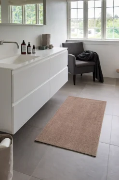 - Smudsmåtte - Ensfarvet - Sand/beige - 67x120 cm*Tica Copenhagen Hot
