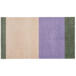 - Smudsmåtte - Stripes Horizon - Lilla/Ivory/Grøn - 40x60 cm^Tica Copenhagen Online