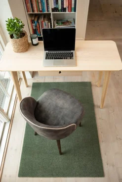 - Smudsmåtte - Ensfarvet - Dusty green/støvet grøn - 90x130 cm^Tica Copenhagen Hot