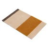 - Smudsmåtte - Stripes Horizon - Ivory-Dijon-Brown - 40x60 cm*Tica Copenhagen Discount