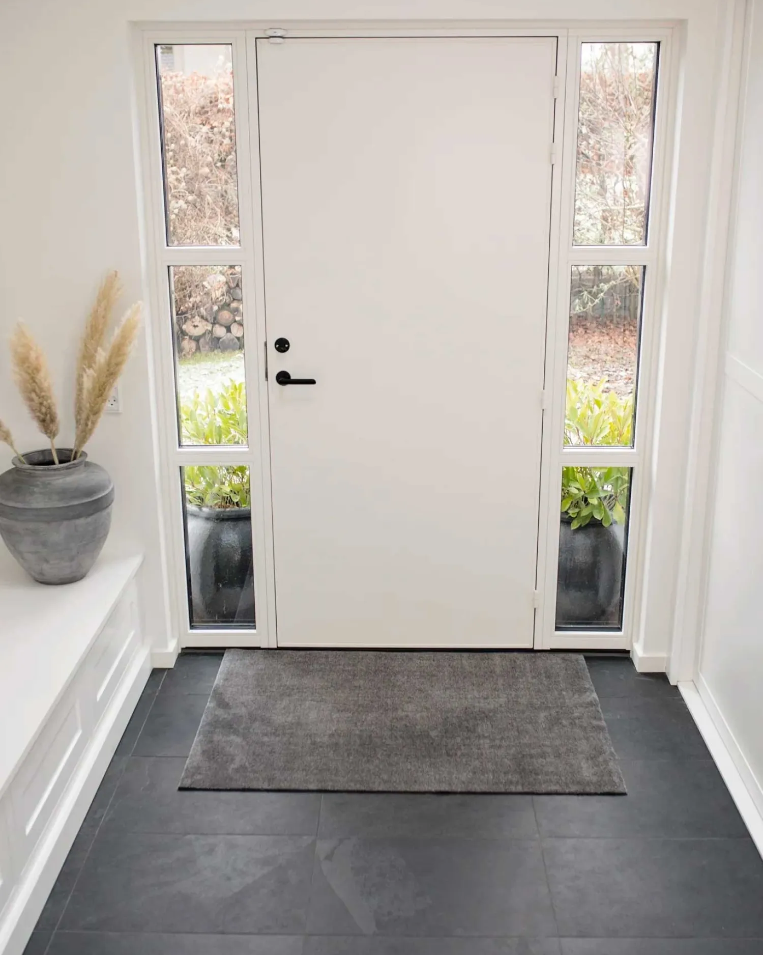 - Smudsmåtte / Dørmåtte - Steelgrey/Grå - 67x120 cm^Tica Copenhagen Clearance