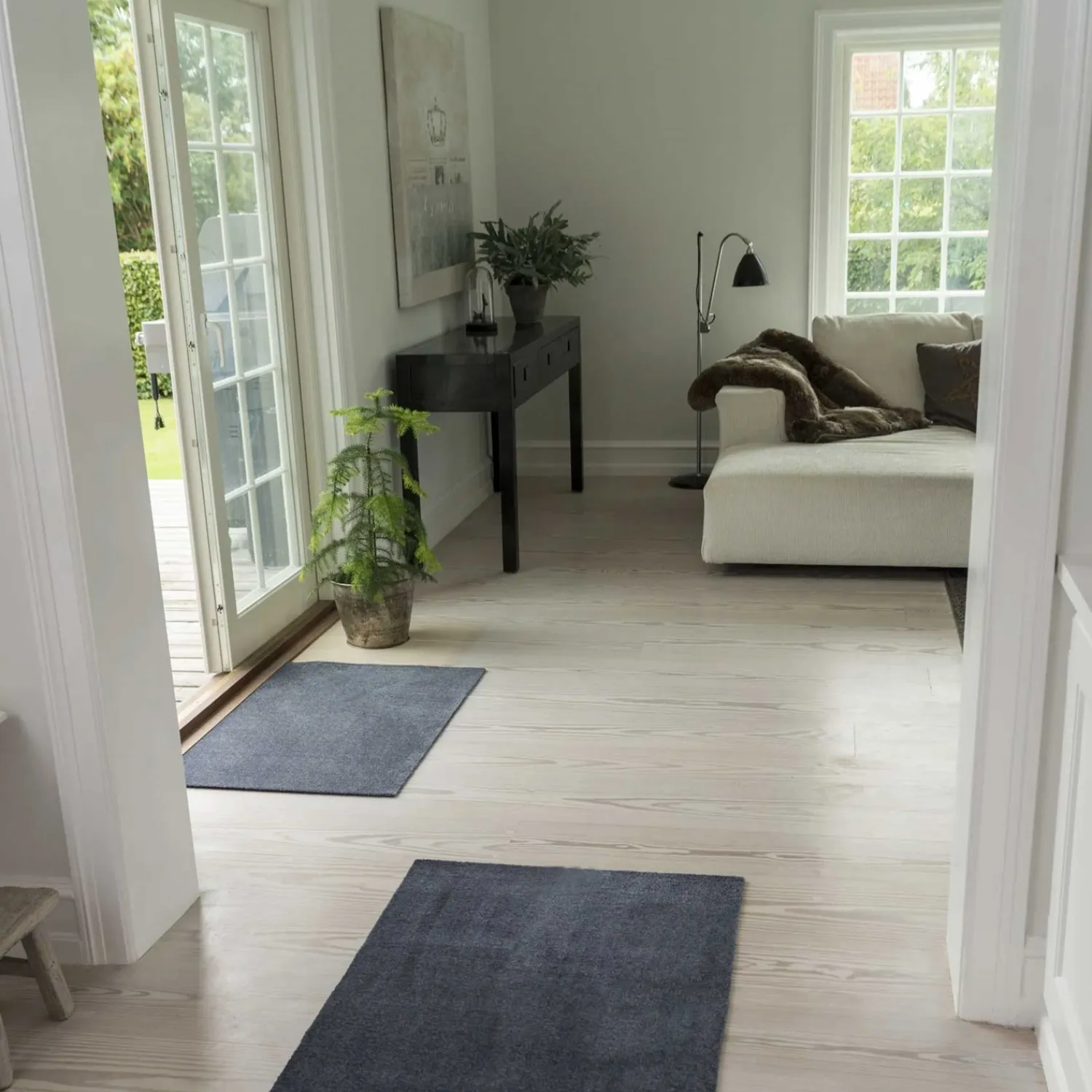 - Smudsmåtte / Dørmåtte - Steelgrey/Grå - 67x120 cm^Tica Copenhagen Clearance