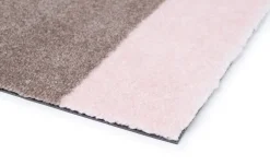 - Smudsmåtte - Stripes Horizon - Sand/Lyserød - 40x60 cm*Tica Copenhagen Discount