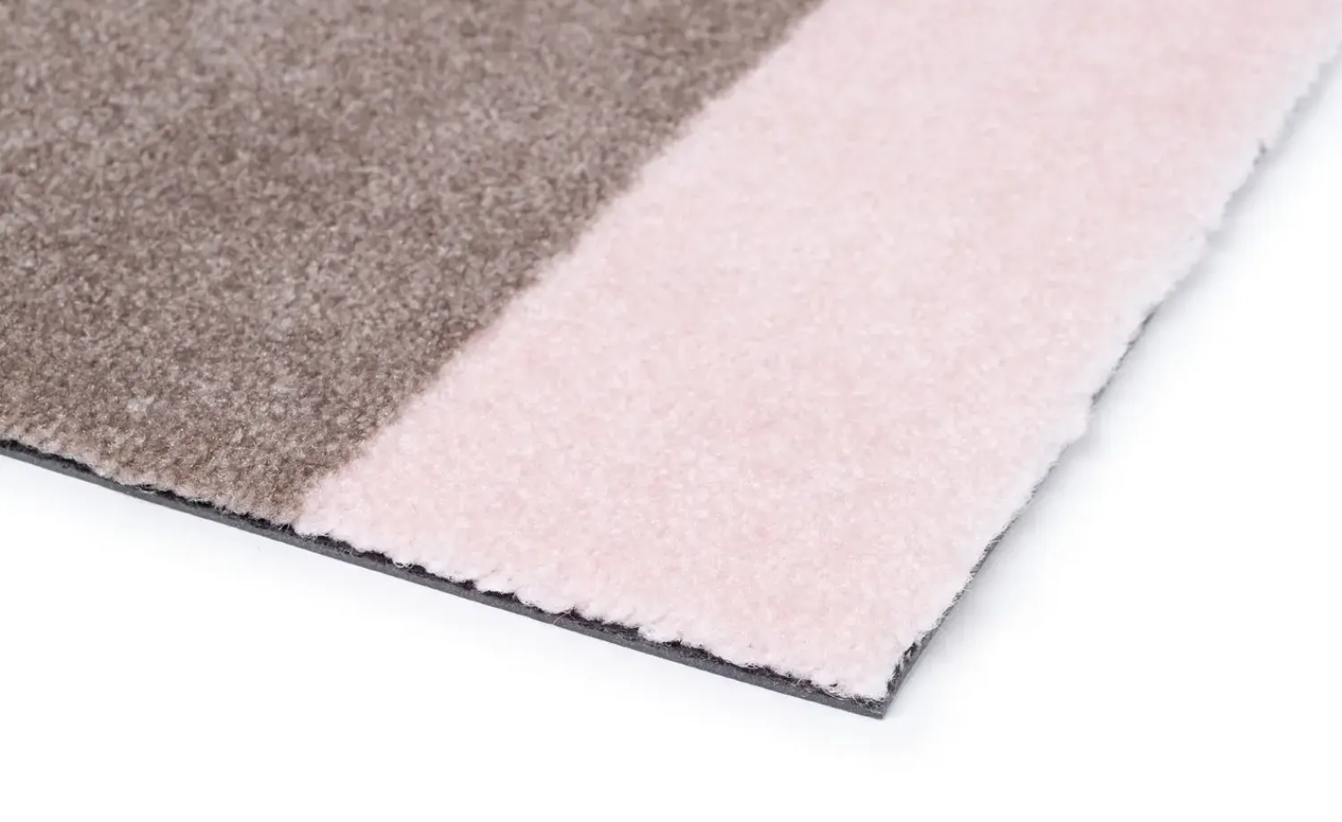 - Smudsmåtte - Stripes Horizon - Sand/Lyserød - 40x60 cm*Tica Copenhagen Discount