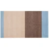 - Smudsmåtte - Stripes Horizon - Lyseblå/Ivory/Sand - 40x60 cm^Tica Copenhagen Online