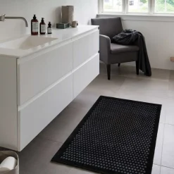 - Smudsmåtte - Dots - Sort/grå - 90x130 cm^Tica Copenhagen Best