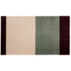 - Smudsmåtte - Stripes Horizon - Grøn/Ivory/Bordeaux - 60x90 cm*Tica Copenhagen Discount