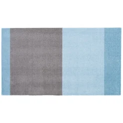 - Smudsmåtte - Stripes Horizon - Blå/Steelgrey - 40x60 cm*Tica Copenhagen Sale
