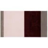 - Smudsmåtte - Stripes Horizon - Bordeaux/Rose/Sand - 40x60 cm*Tica Copenhagen Hot