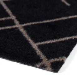 - Smudsmåtte - Lines - Sort/Sand - 60x90 cm.*Tica Copenhagen Sale