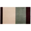 - Smudsmåtte - Stripes Horizon - Grøn/Ivory/Bordeaux- 40x60 cm*Tica Copenhagen Hot