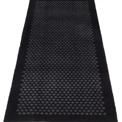 - Smudsmåtte - Dots - Sort/grå - 67x200 cm*Tica Copenhagen Clearance