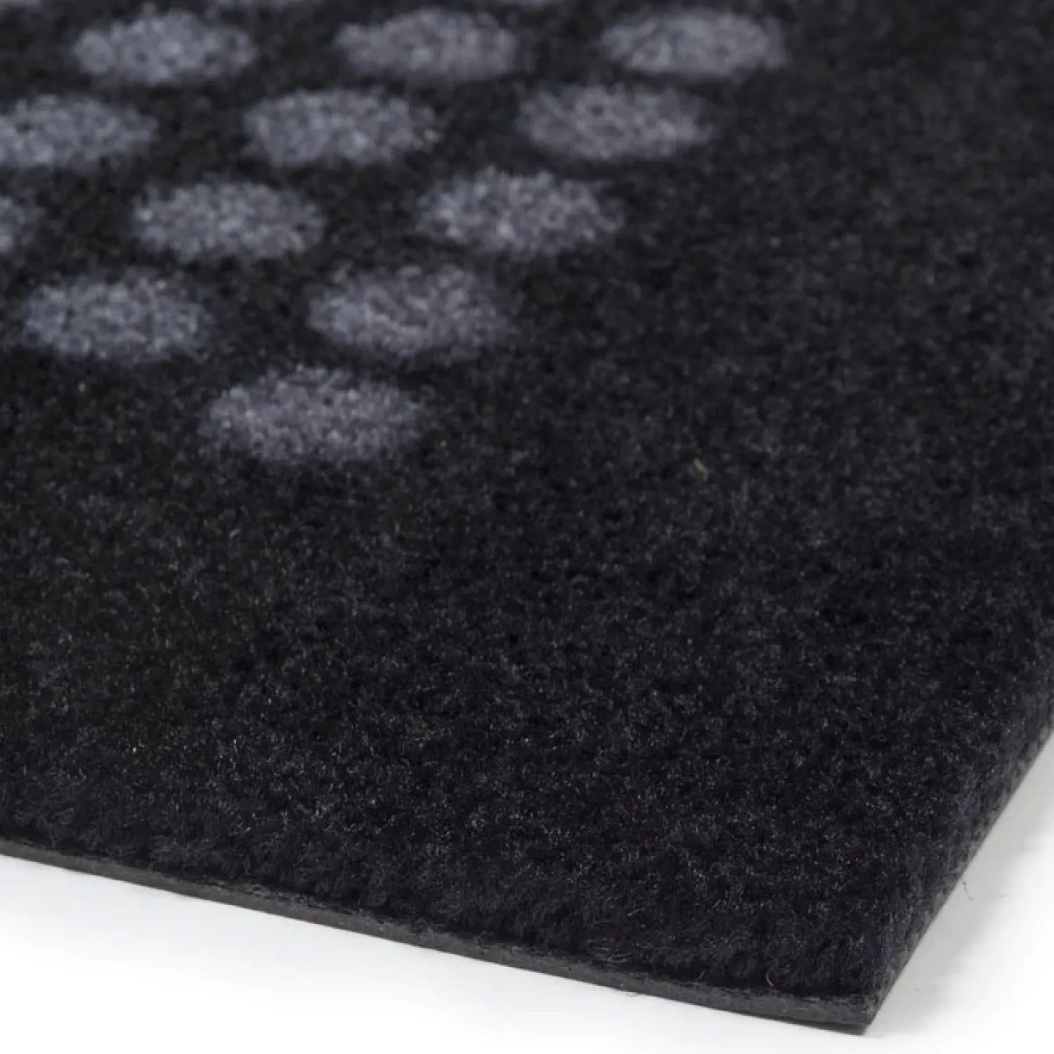 - Smudsmåtte - Dots - Sort/grå - 67x200 cm*Tica Copenhagen Clearance