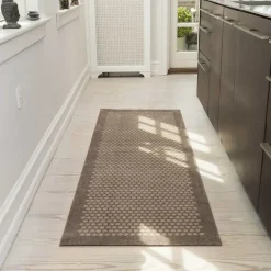 - Smudsmåtte - Dots - Sand/beige - 67x200 cm^Tica Copenhagen Hot