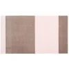 - Smudsmåtte - Stripes Horizon - Sand/Lyserød - 90x200 cm*Tica Copenhagen Clearance