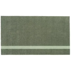 - Smudsmåtte - Stripes Vertical - Lysegrøn/Støvet - 90x200 cm*Tica Copenhagen Best