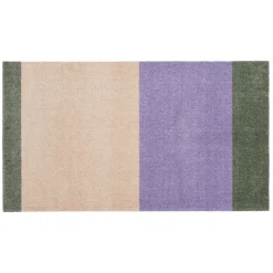- Smudsmåtte - Stripes Horizon - Lilla/Ivory/Grøn - 67x120 cm^Tica Copenhagen New