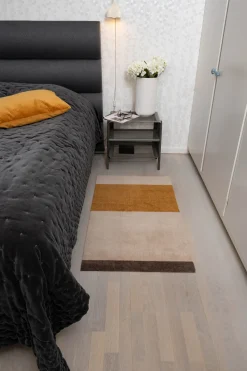 - Smudsmåtte - Stripes Horizon - Ivory-Dijon-Brown - 60x90 cm^Tica Copenhagen Hot