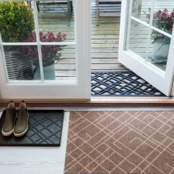 - Smudsmåtte - Lines - Sand - 60x90 cm^Tica Copenhagen Hot