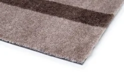 - Smudsmåtte - Stripes Vertical - Sand/Brun - 90x130 cm*Tica Copenhagen Hot