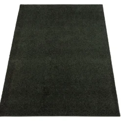 - Smudsmåtte - Ensfarvet - Mørkegrøn - 90x130 cm*Tica Copenhagen Sale