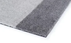 - Smudsmåtte - Stripes Horizon - Steelgrey/Lysegrå - 60x90 cm*Tica Copenhagen Hot