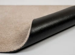 - Smudsmåtte - Stripes Horizon - Ivory-Dijon-Brown - 90x130 cm^Tica Copenhagen