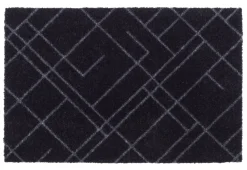 - Smudsmåtte - Lines - Sort/grå - 67x200 cm^Tica Copenhagen Outlet