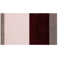 - Smudsmåtte - Stripes Horizon - Bordeaux/Rose/Sand - 67x120 cm^Tica Copenhagen Sale