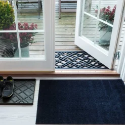 - Smudsmåtte - Dots - Mørkeblå - 60x90 cm^Tica Copenhagen