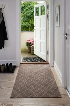 - Smudsmåtte - Lines - Sand/beige - 90x130 cm^Tica Copenhagen Hot