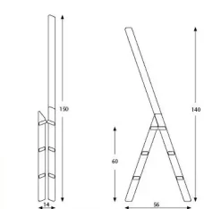 Trappestige i grøn fra HINDEVADGÅRD^Hindevadgaard Discount